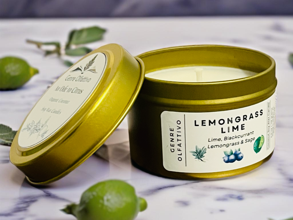 Lemongrass Lime 4oz Travel Candle