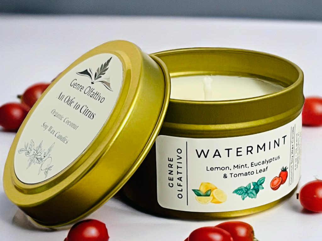 Watermint Garden 4oz Travel Candle