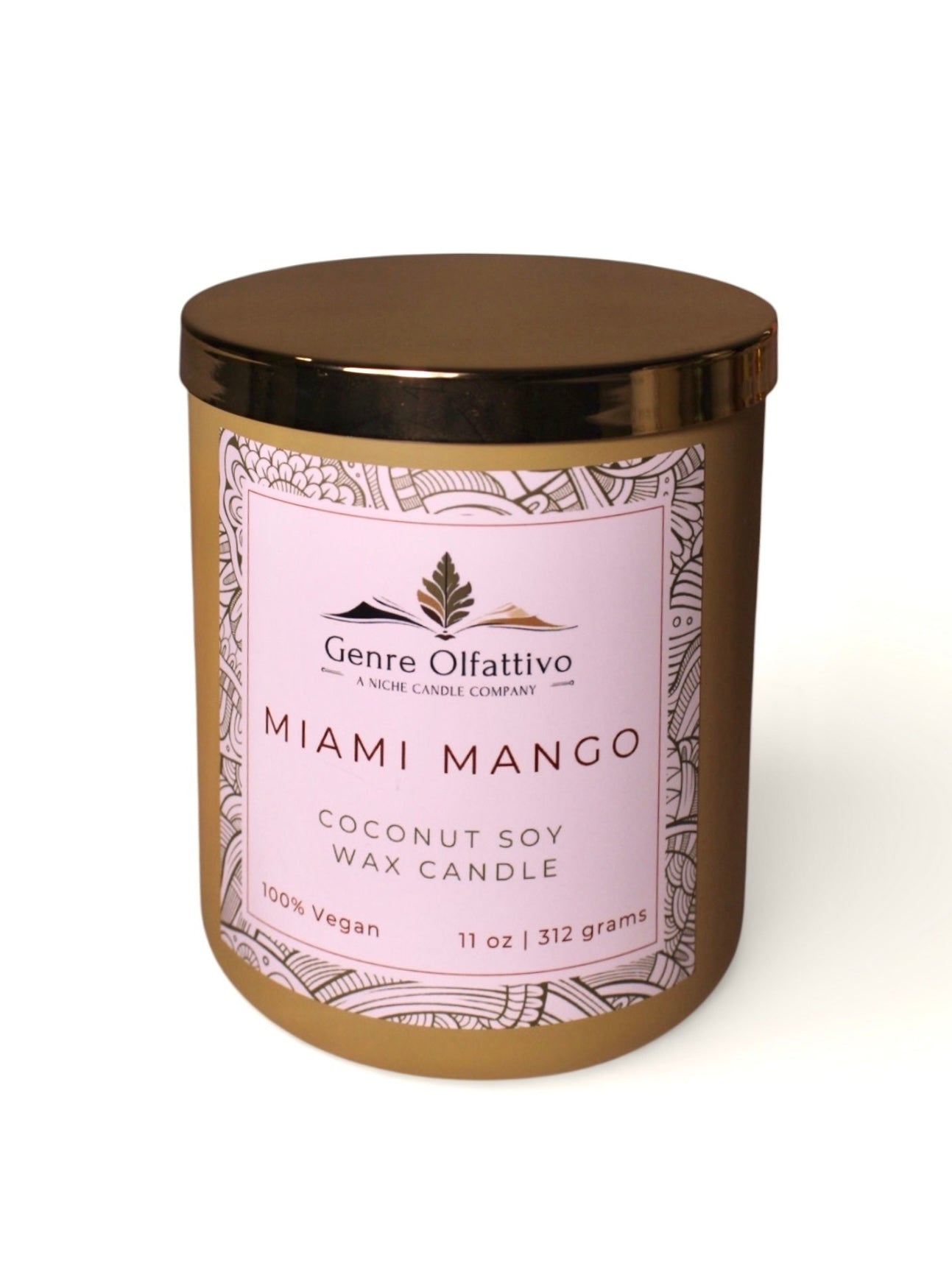 Miami Mango 12oz Luxury Yellow Jar