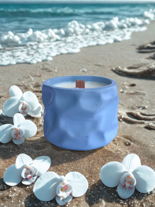 Seasalt & Orchid Stone Candle