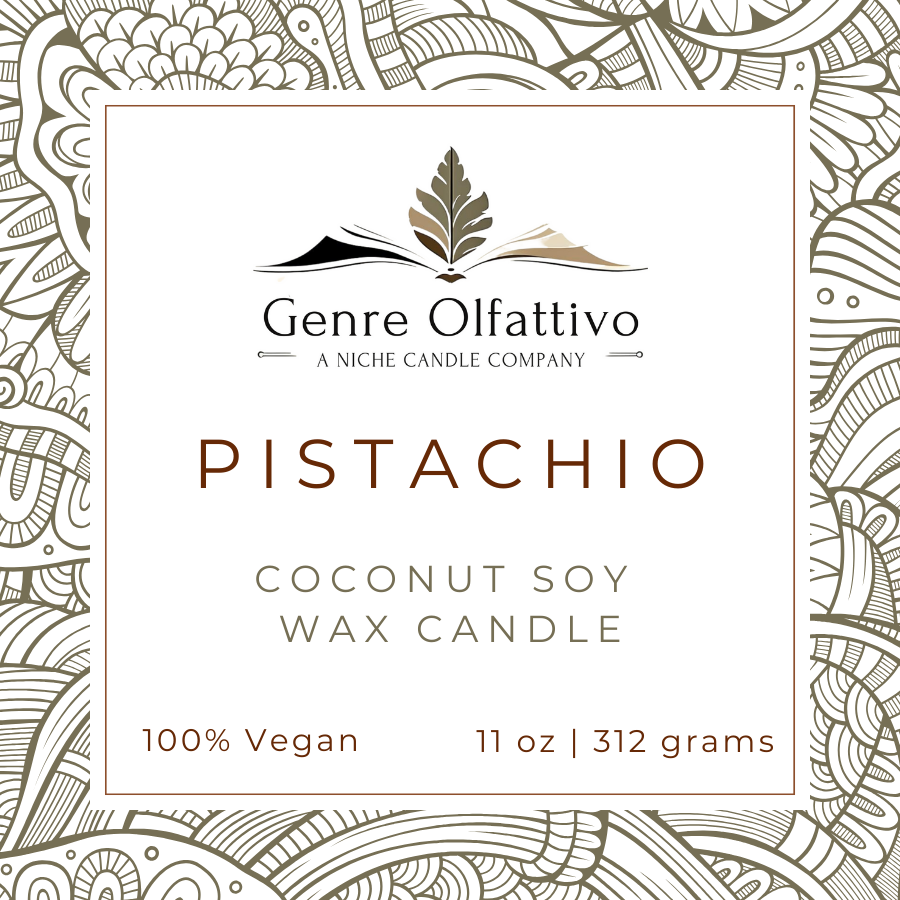 Pistachio 14oz Clear Jar Bamboo Lid