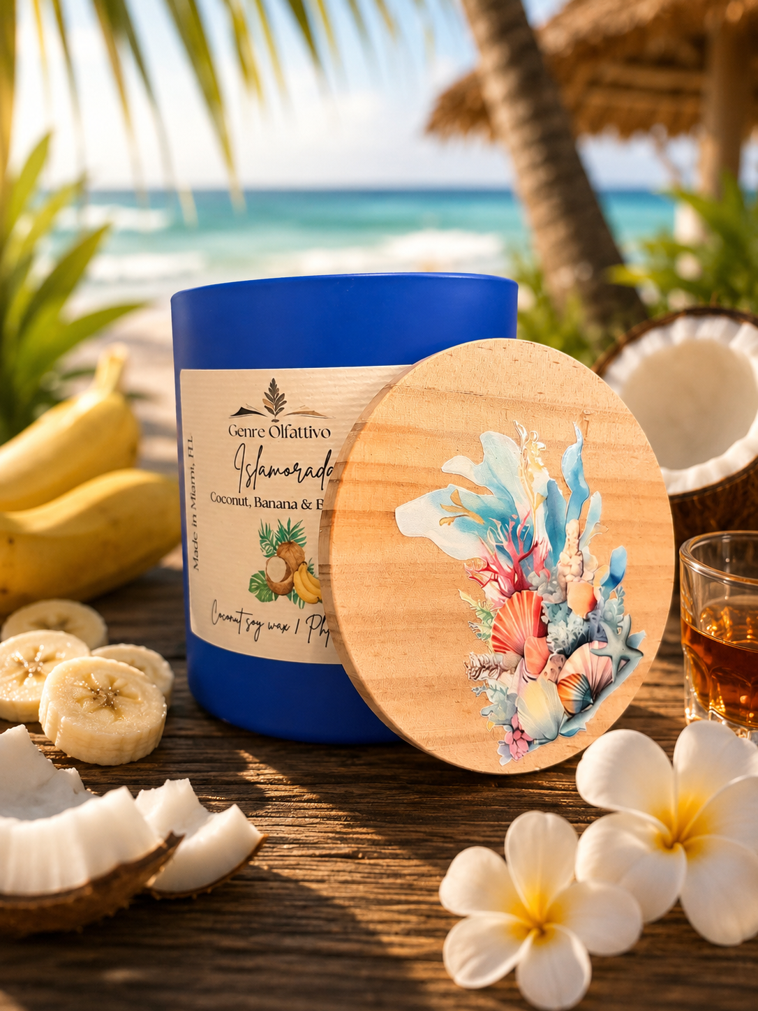 Islamorada 10oz Matte Blue Jar