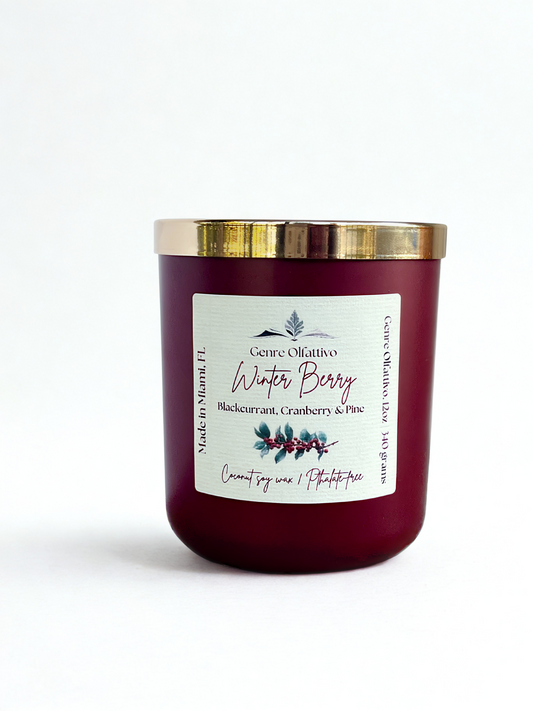 Winter Berry — 12 oz Wood Wick Candle