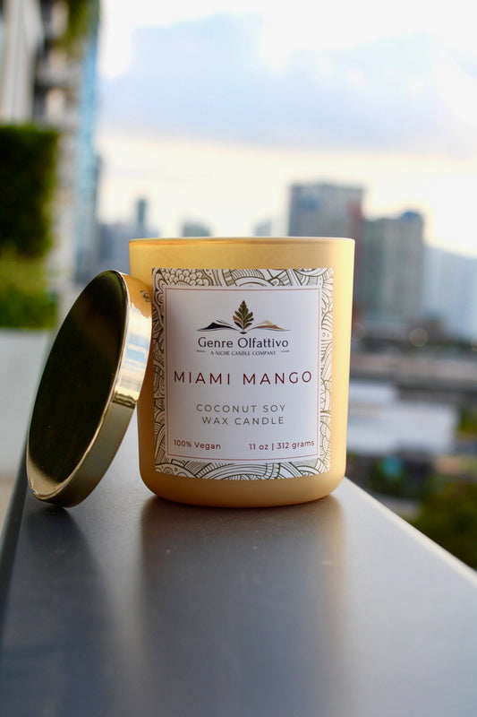 Miami Mango 12oz Luxury Yellow Jar