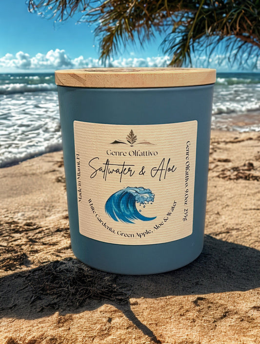 Seawater & Aloe 10oz Candle