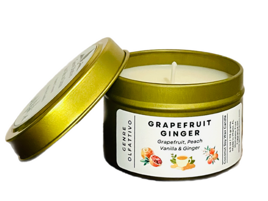 Grapefruit Ginger 4oz Travel Candle