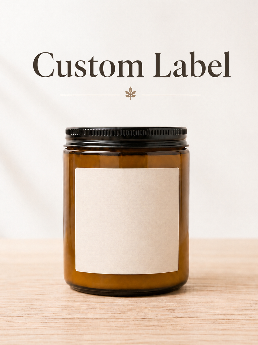 Custom Label Bookish Candle
