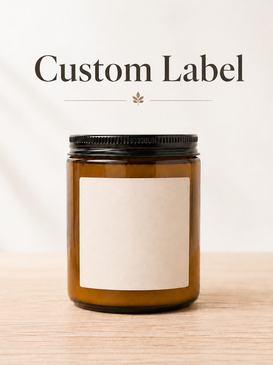 Custom Label Bookish Candle