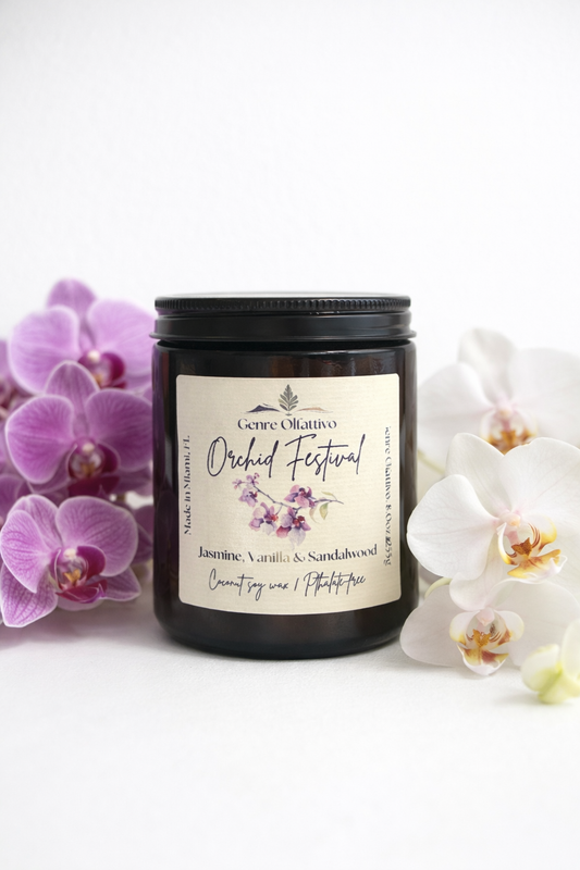 Orchid Festival: Jasmine, Vanilla & Sandalwood (9oz)