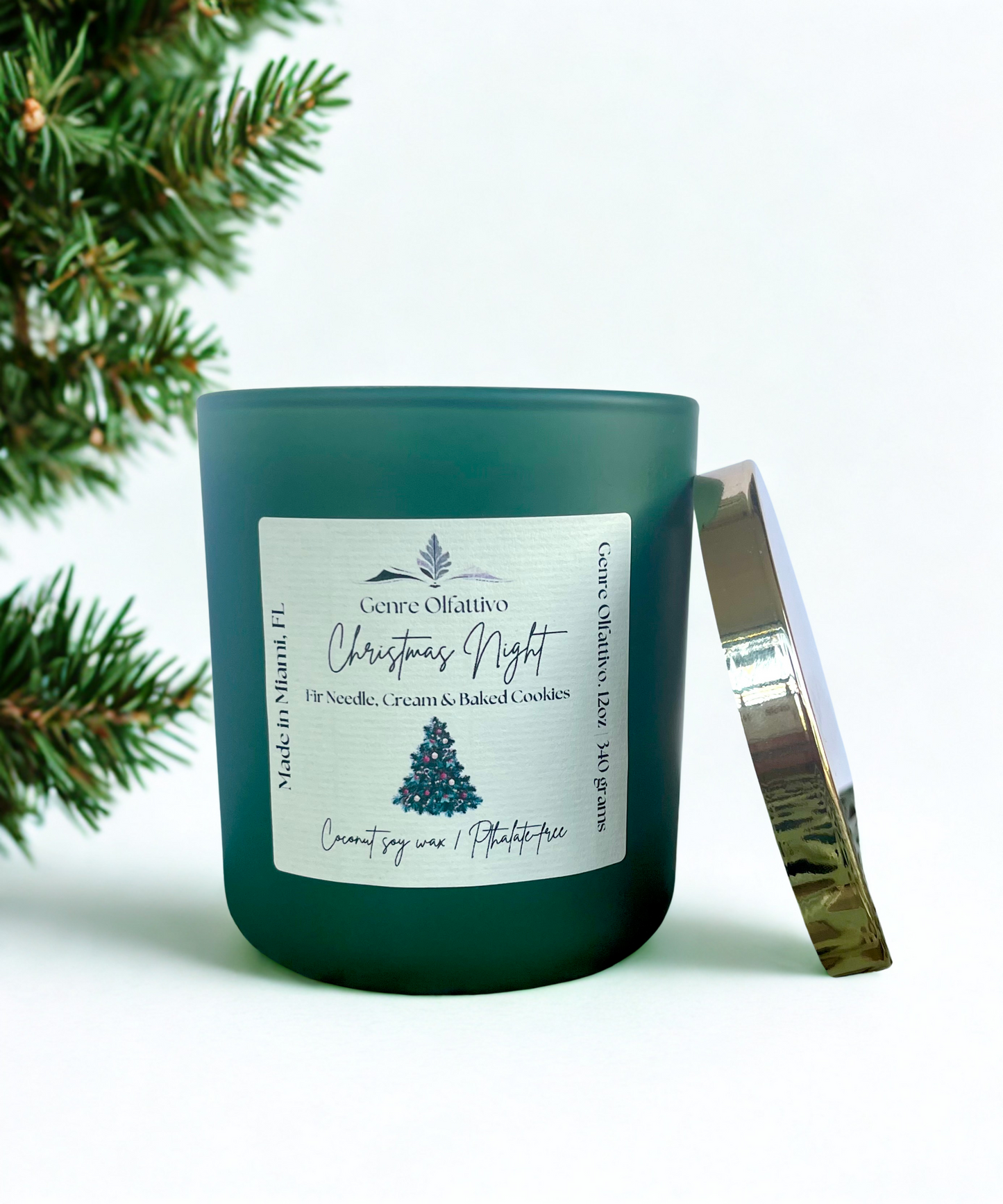 Christmas Night — 12 oz Wood Wick Candle
