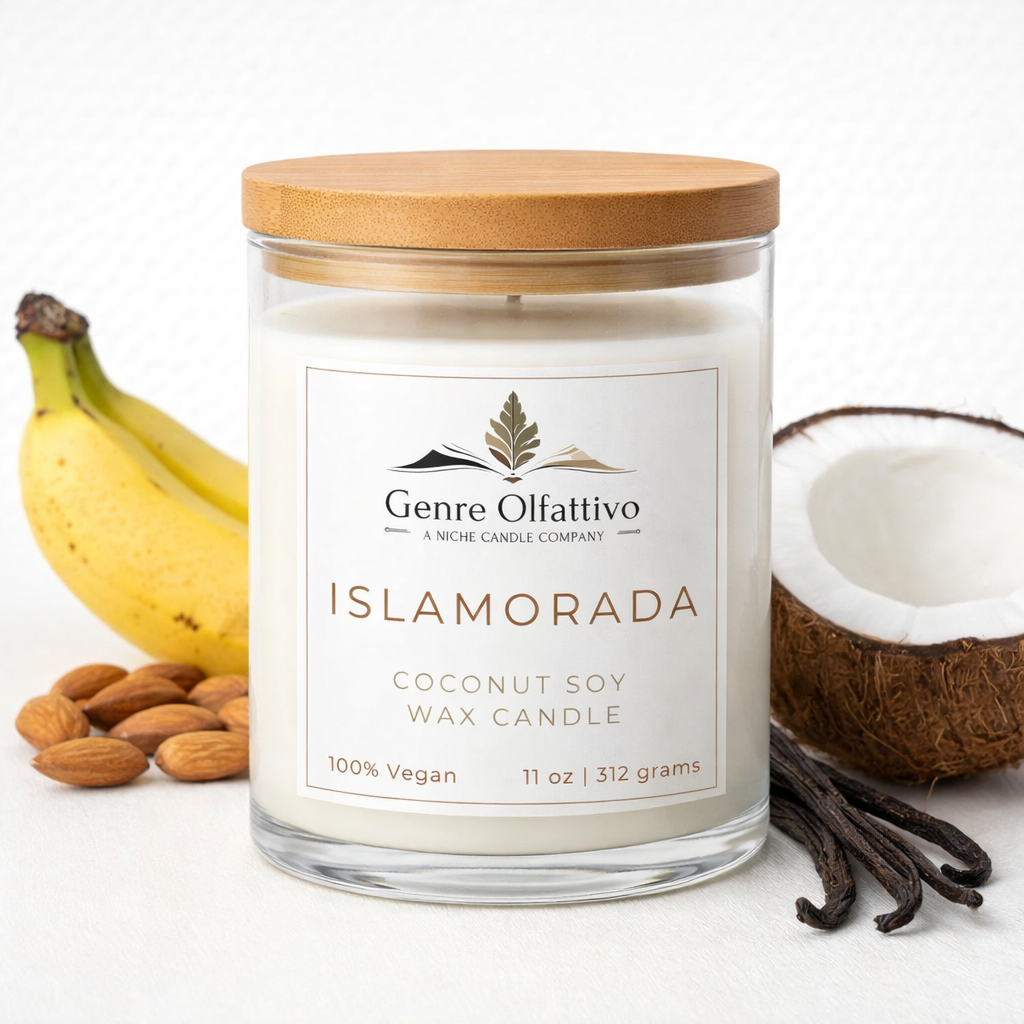 Islamorada 14oz Clear Jar Bamboo Lid