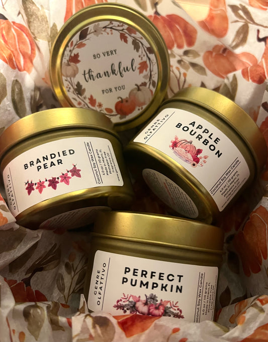 Thanksgiving Travel Candle Gift Set