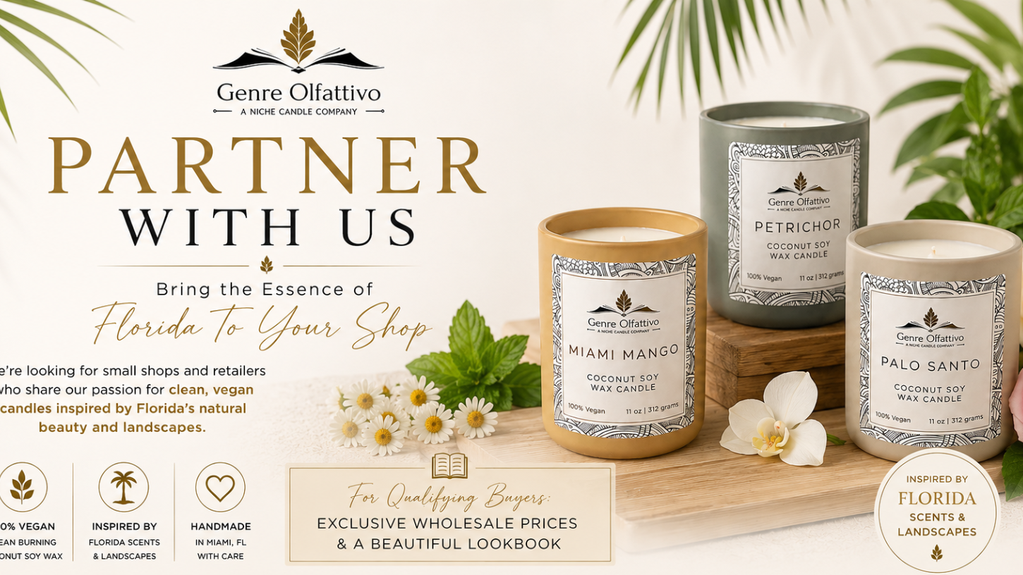 Miami Candles for Retailers and Shops