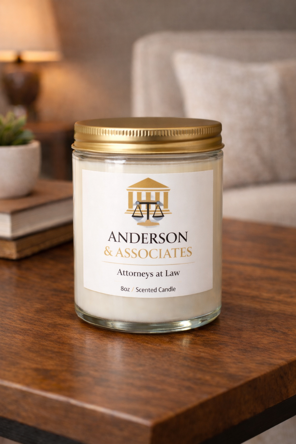 White Label Personalized Candles (Wholesale Only)