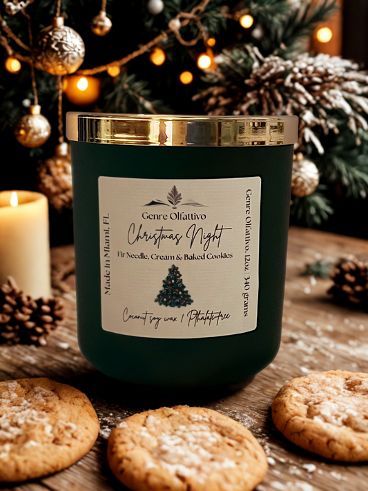 Christmas Night — 12 oz Wood Wick Candle