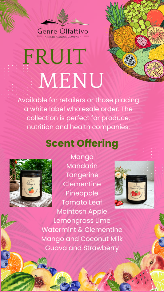 6 Fruit Fragrance Samplers Wholesale