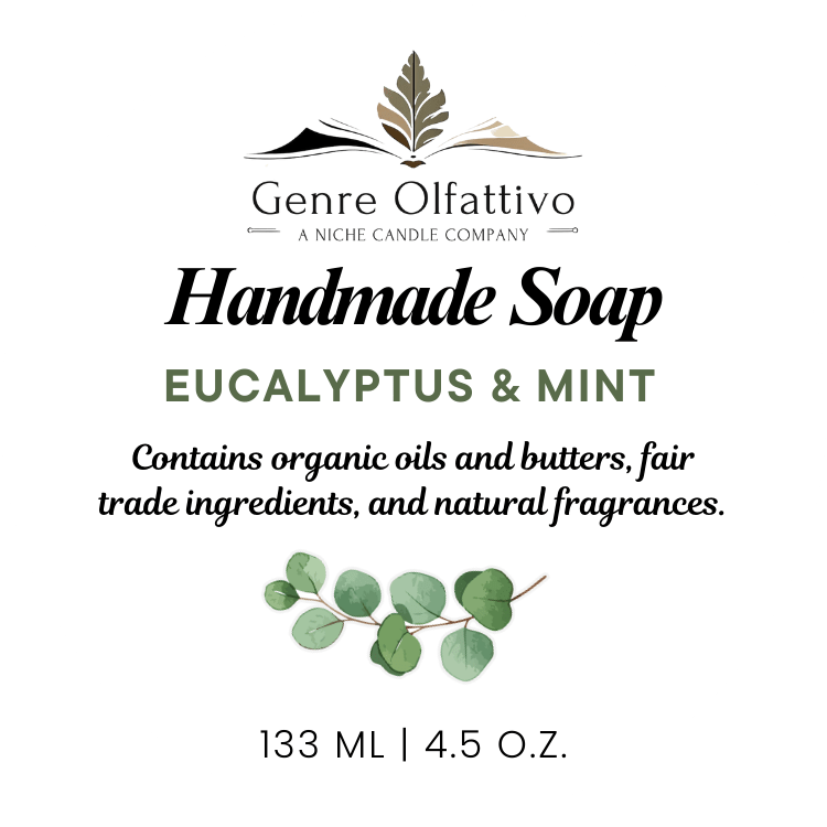 Eucalyptus & Mint Cold Pressed Artisan Soap - Genre Olfattivo