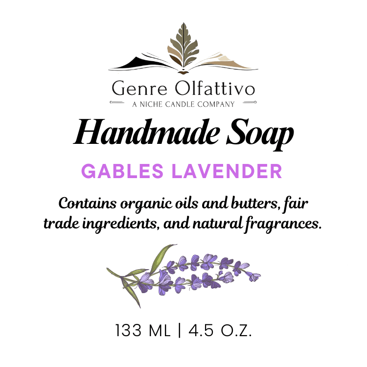Gables Lavender Cold Pressed Artisan Soap - Genre Olfattivo