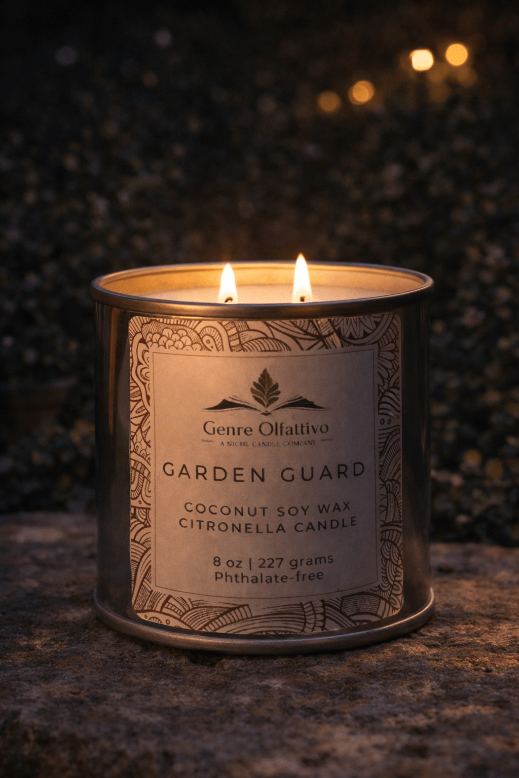 Garden Guard Citronella Outdoor Candle 1/2 Pint (Coming Soon) - Genre Olfattivo