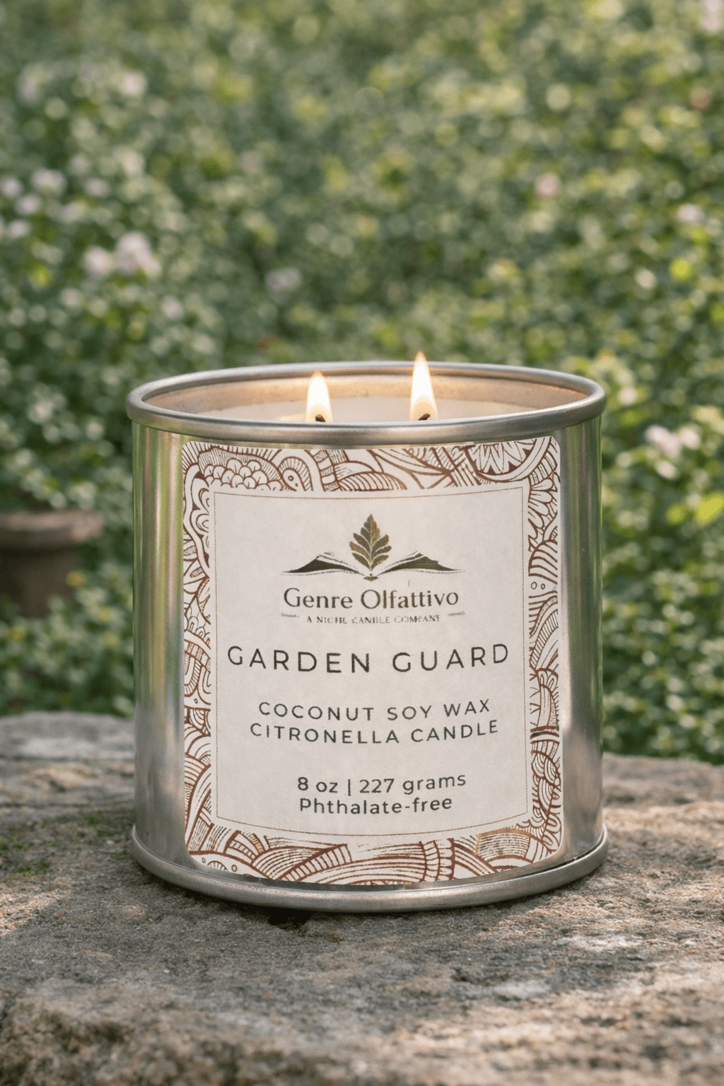 Garden Guard Citronella Outdoor Candle 1/2 Pint (Coming Soon) - Genre Olfattivo
