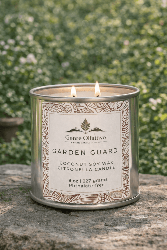 Garden Guard Citronella Outdoor Candle 1/2 Pint (Coming Soon) - Genre Olfattivo