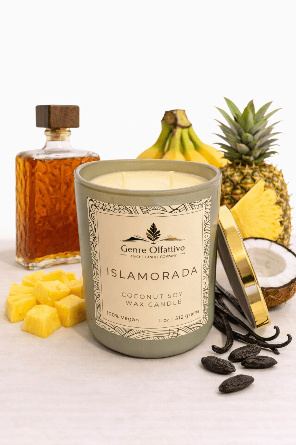 Islamorada 12oz Luxury Blue Jar - Genre Olfattivo