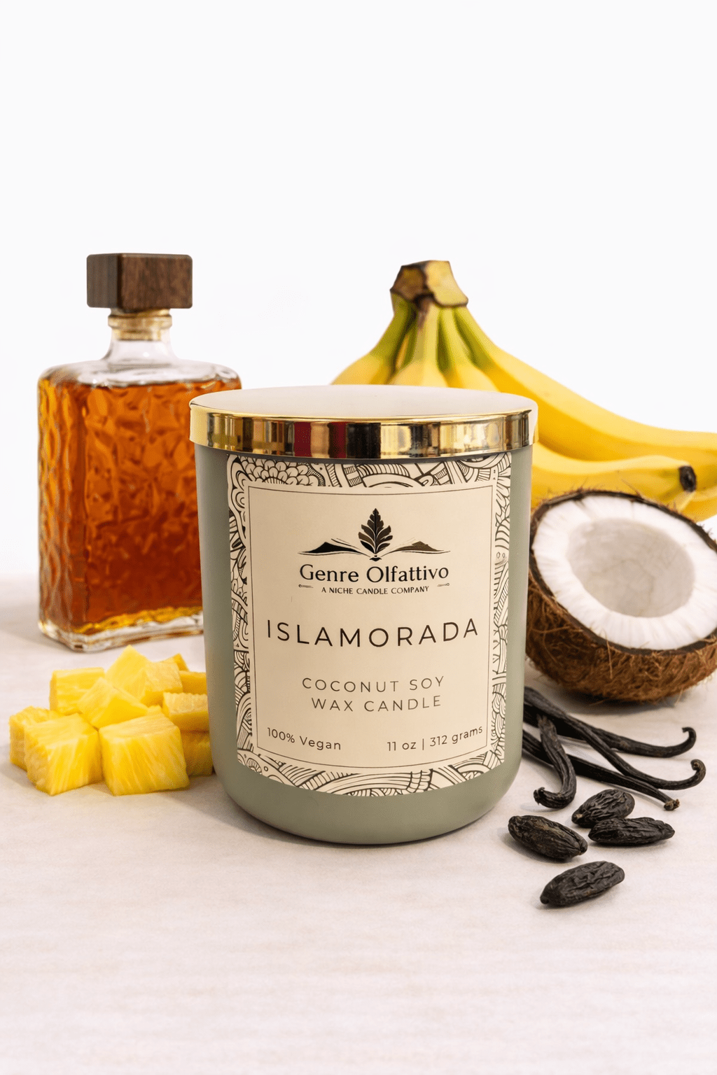Islamorada 12oz Luxury Blue Jar - Genre Olfattivo