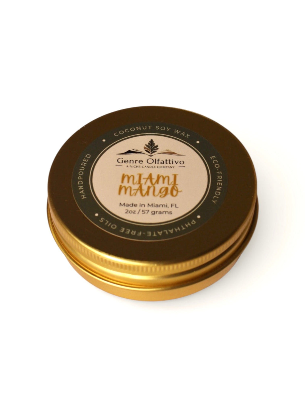 Miami Mango 2oz Sample Candle - Genre Olfattivo