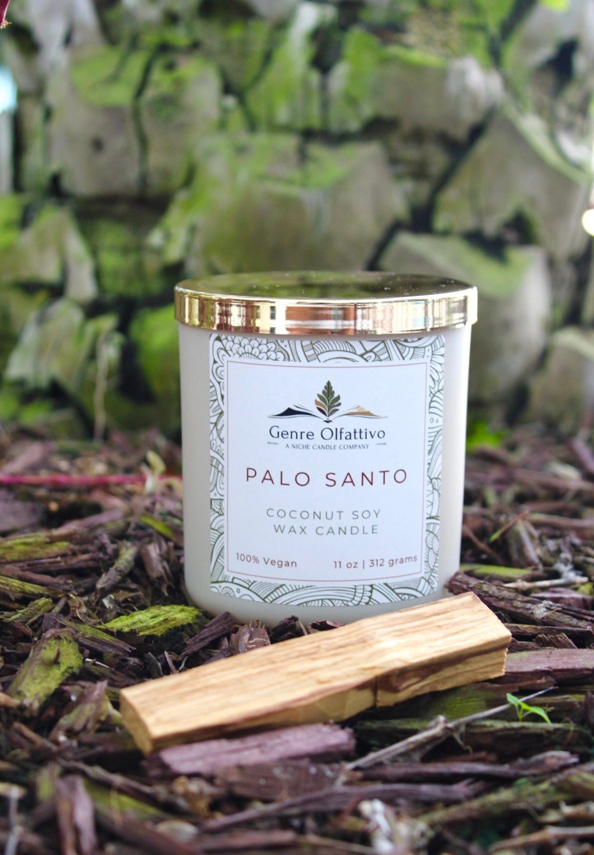 Palo Santo 12oz Luxury Sage Jar - Genre Olfattivo