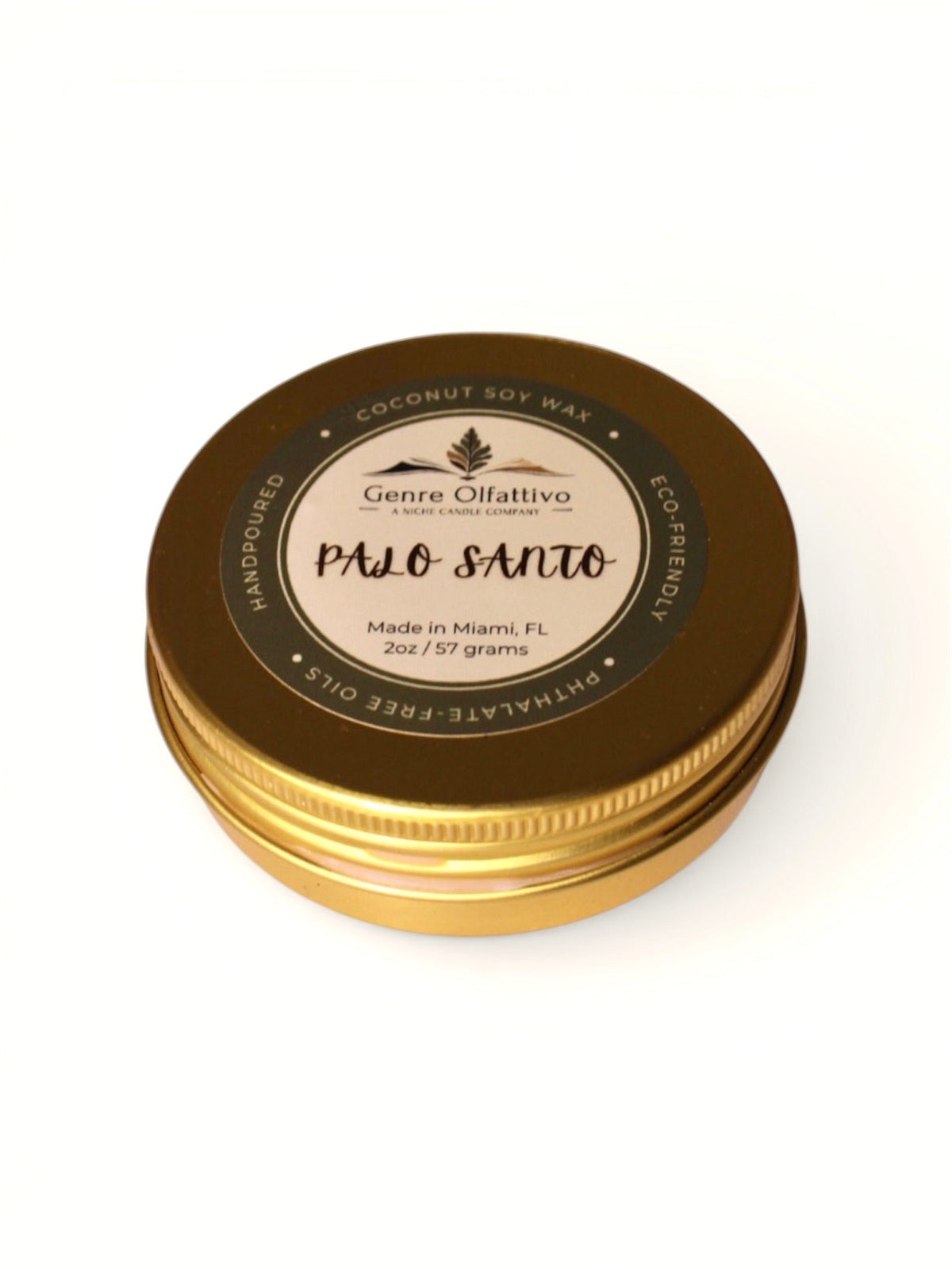 Palo Santo 2oz Sample Candle - Genre Olfattivo