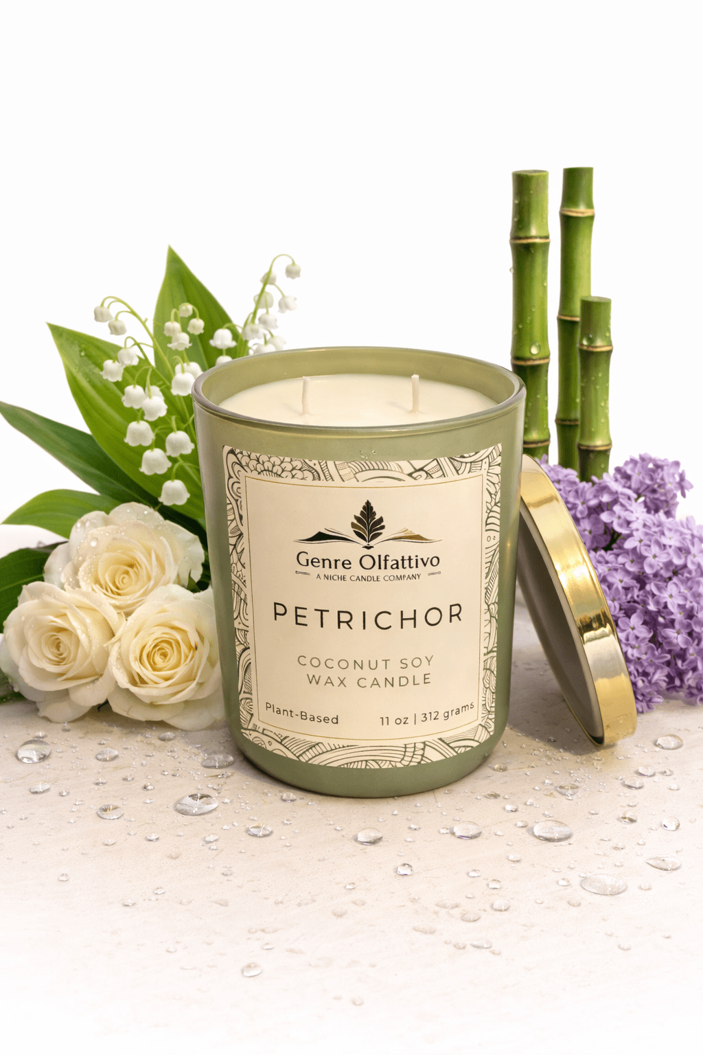 Petrichor 12oz Luxury Sage Jar - Genre Olfattivo