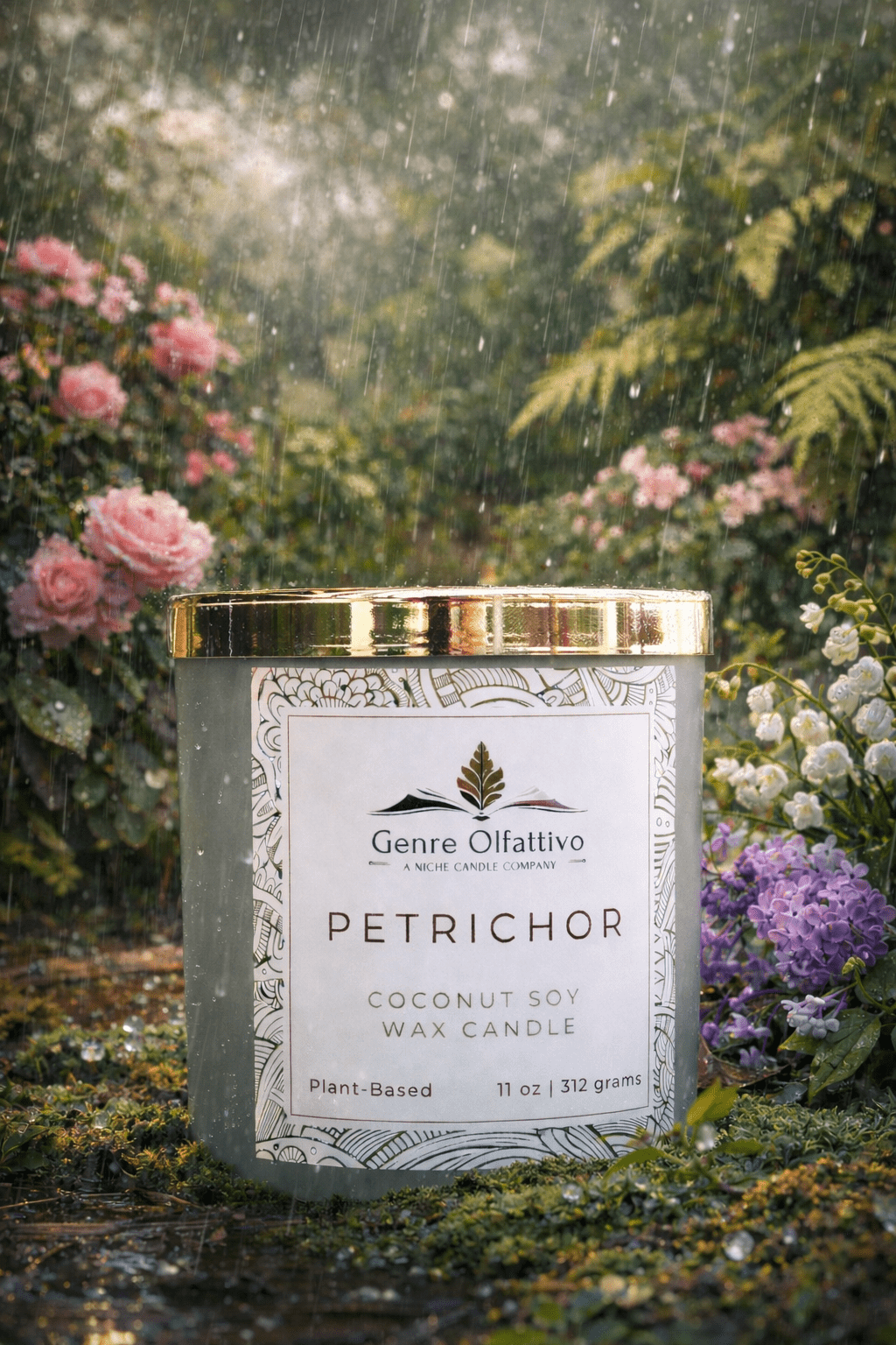 Petrichor 12oz Luxury Sage Jar - Genre Olfattivo