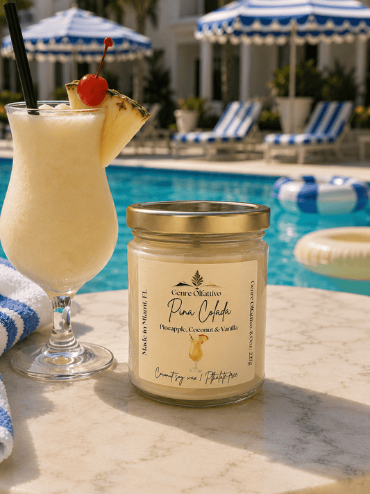 Piña Colada 8oz Candle - Genre Olfattivo