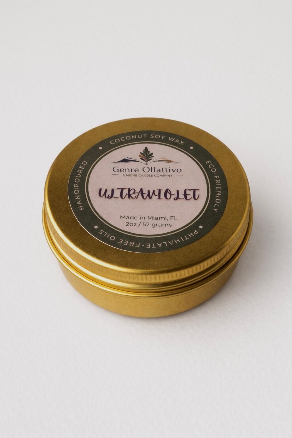 Ultraviolet 2oz Sample Candle - Genre Olfattivo